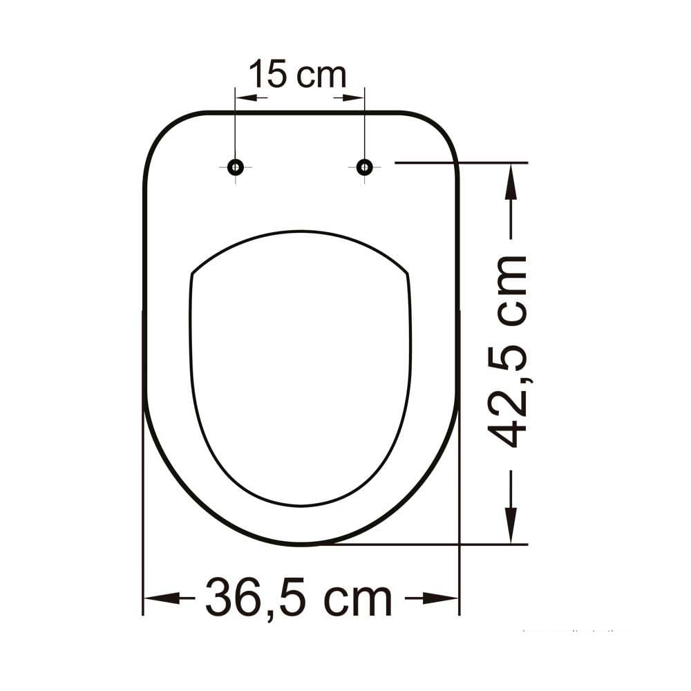 Assento sanitário soft close Riviera Evolution branco Tupan