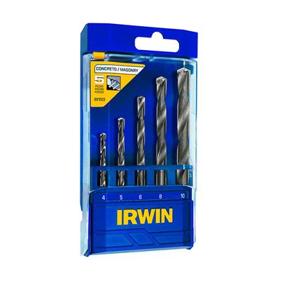 Jogo-de-5-pecas-4-10mm-com-brocas-MD-para-concreto-Irwin