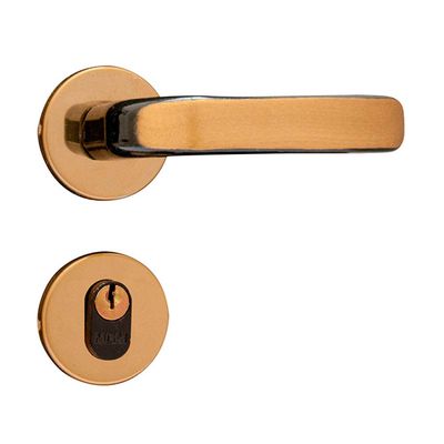 Fechadura-externa-de-aco-zamac-Stilo-com-roseta-bronze-latonada-MGM