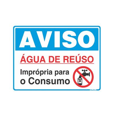 Placa-de-sinalizacao-15X20cm-AGUA-DE-REUSO-Sinalize