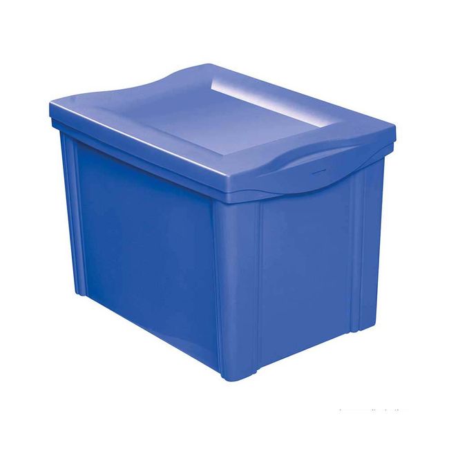 Caixa-organizadora-de-plastico-Color-30-litros-azul-Ordene