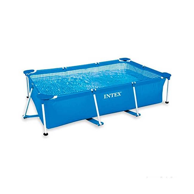 Piscina Intex Retangular 2282 Litros Azul