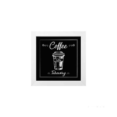Quadro-decorativo-Cafe-II-23x23cm-branco-Infinity
