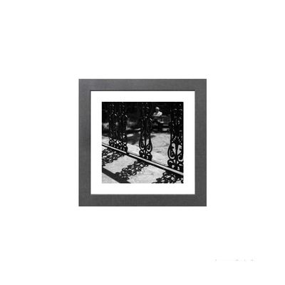 Quadro-decorativo-Detail-23x23cm-cinza-Infinity