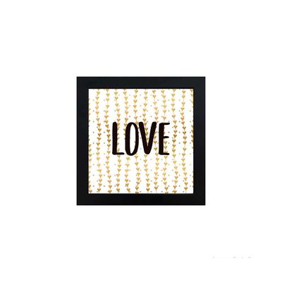 Quadro-decorativo-In-Love-23x23cm-preto-Infinity