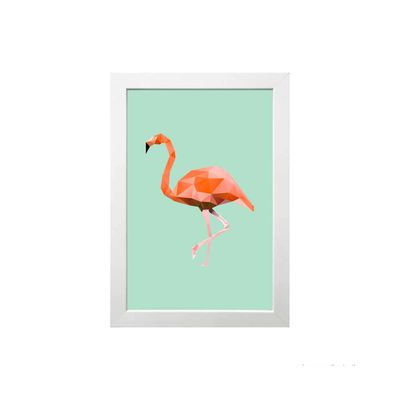 Quadro-decorativo-Pelicano-23x33cm-branco-Infinity