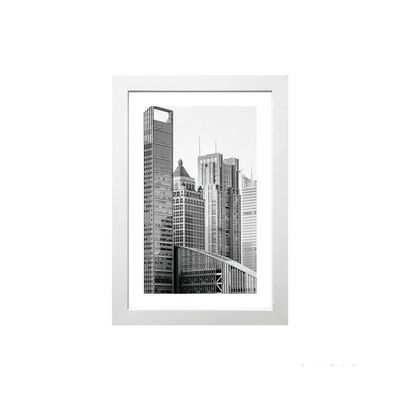 Quadro-decorativo-Buildings-II-23x33cm-branco-Infinity