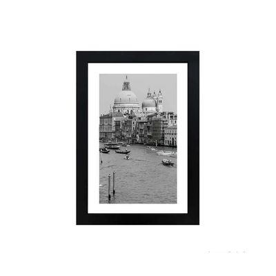 Quadro-decorativo-Venice-II-23x33cm-preto-Infinity