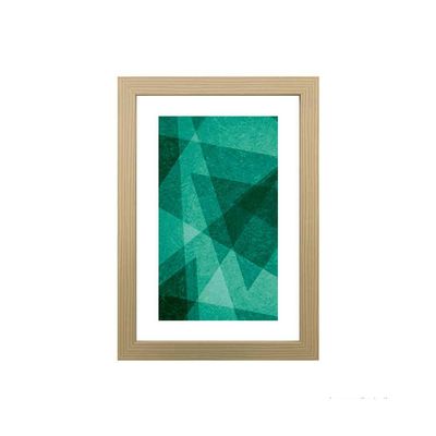 Quadro-decorativo-Green-Forms-I-23x33cm-zebrano-Infinity