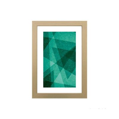 Quadro-decorativo-Green-Forms-I-23x33cm-zebrano-Infinity