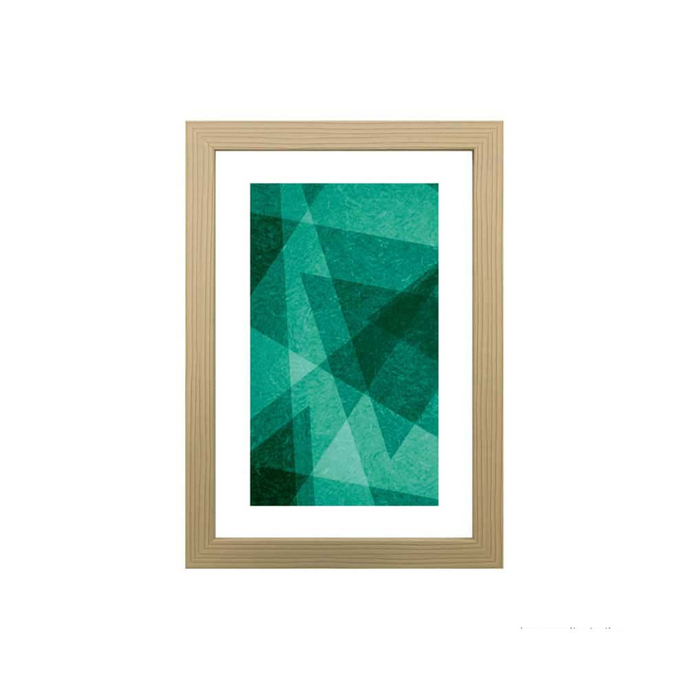 Quadro-decorativo-Green-Forms-I-23x33cm-zebrano-Infinity