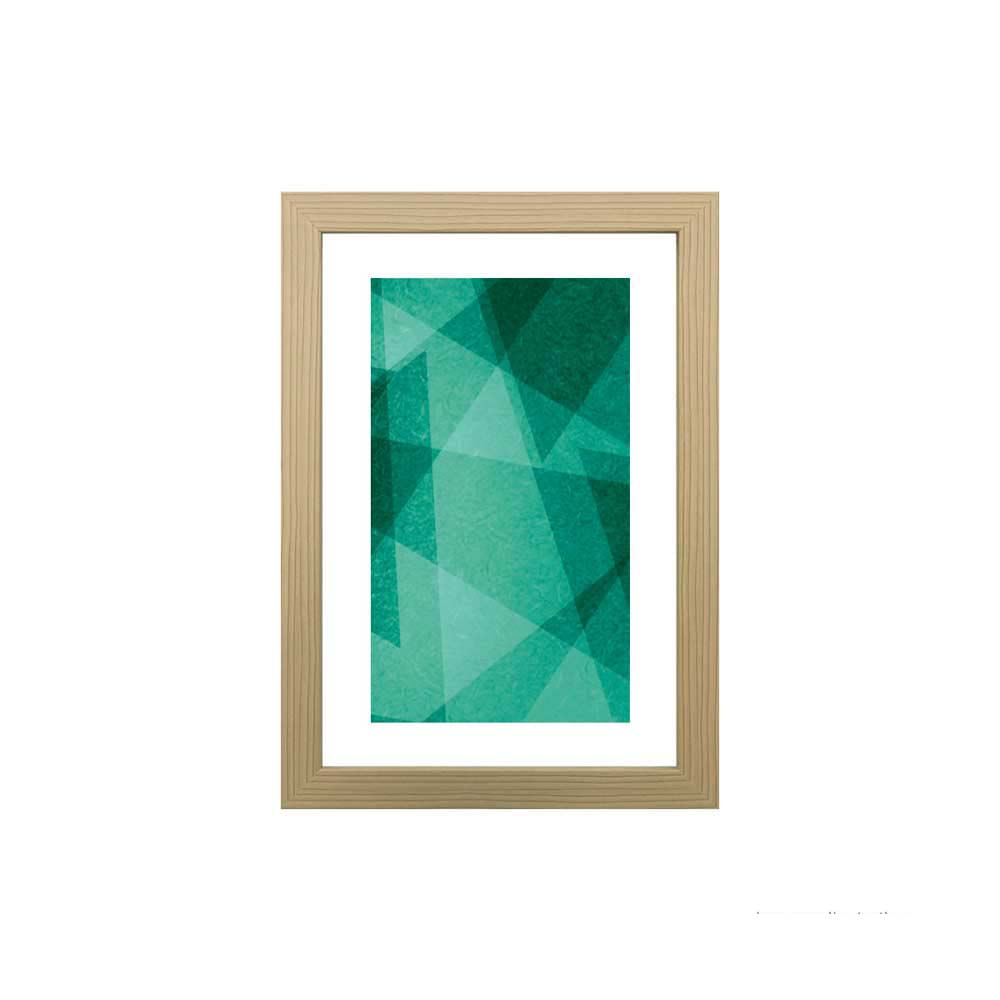 Quadro-decorativo-Green-Forms-II-23x33cm-zebrano-Infinity