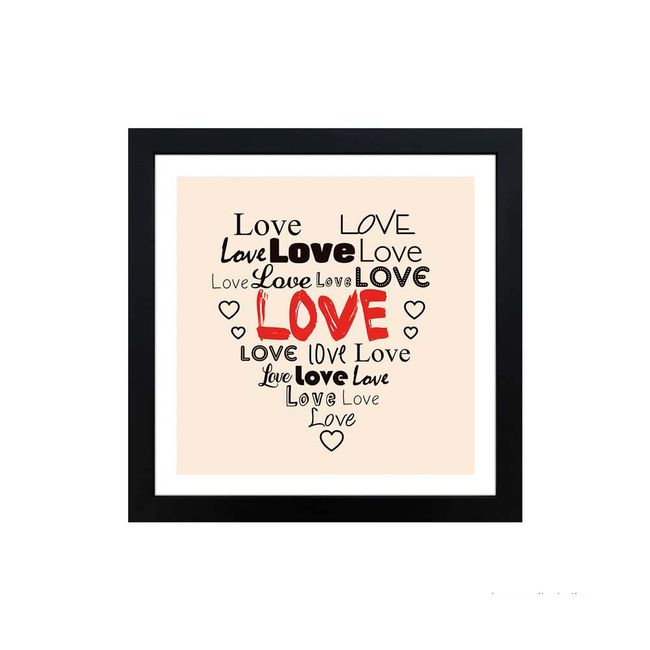 Quadro-decorativo-Love-33x33cm-preto-Infinity