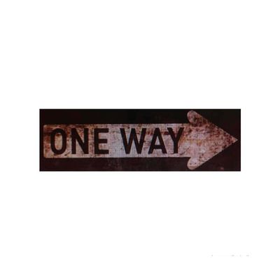 Placa-decorativa-One-Way-10x30cm-Infinity