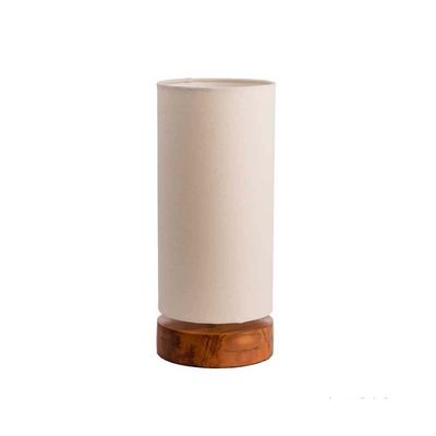 Luminaria-de-mesa-base-natural-40W-E27-bege-LS-Ilumina