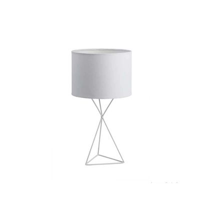 Luminaria-de-mesa-base-triangular-40W-E27-branca-LS-Ilumina