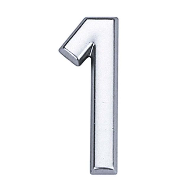 Numero-1-de-ABS-auto-adesivo-39cm-cromado-Bemfixa