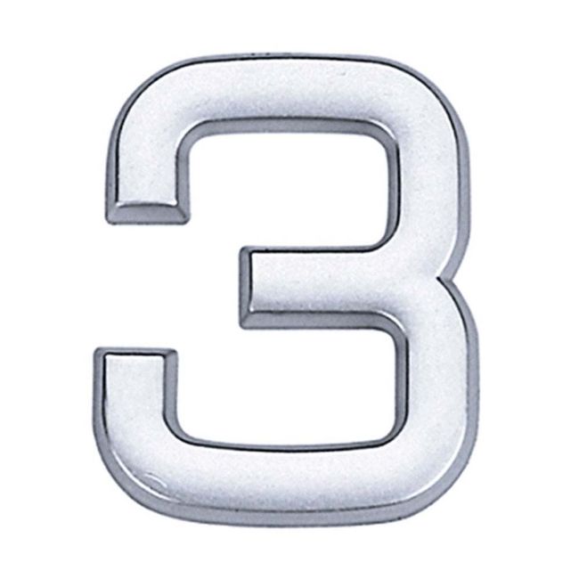 Numero-3-de-ABS-auto-adesivo-39cm-cromado-Bemfixa
