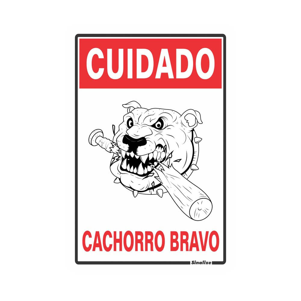 Placa-de-sinalizacao-20X30cm-CUIDADO-CACHORRO-BRAVO-Sinalize