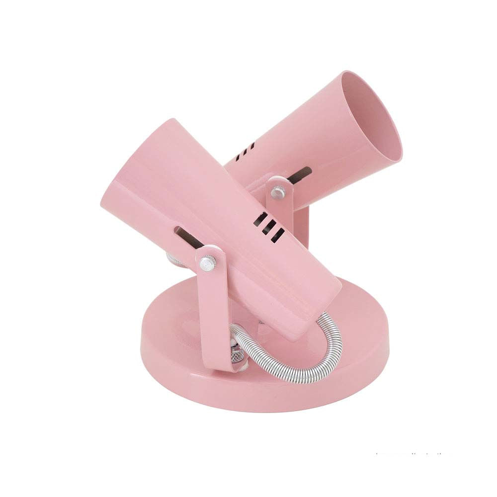 Spot-Focus-para-2-lampadas-E27-rosa-nude-Auremar