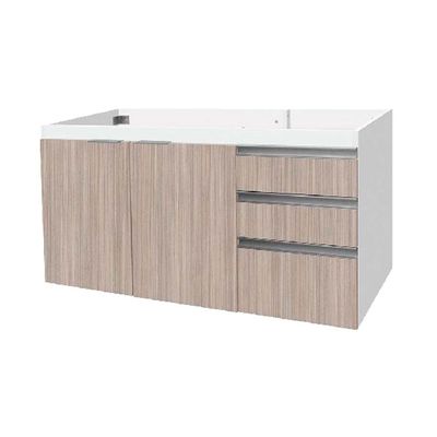 Armario-para-cozinha-branco-Blu-120-com-porta-e-gavetas-grigio-Bumi