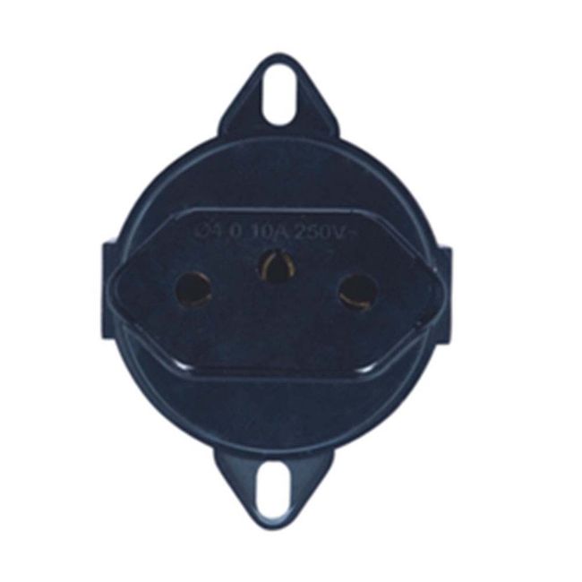 Tomada-2PT-20A-250V-preta-Tramontina