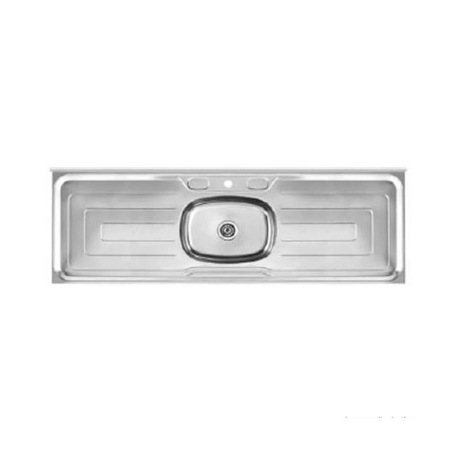 Pia-de-inox-Bella-150x53x13cm-com-furo-Franke