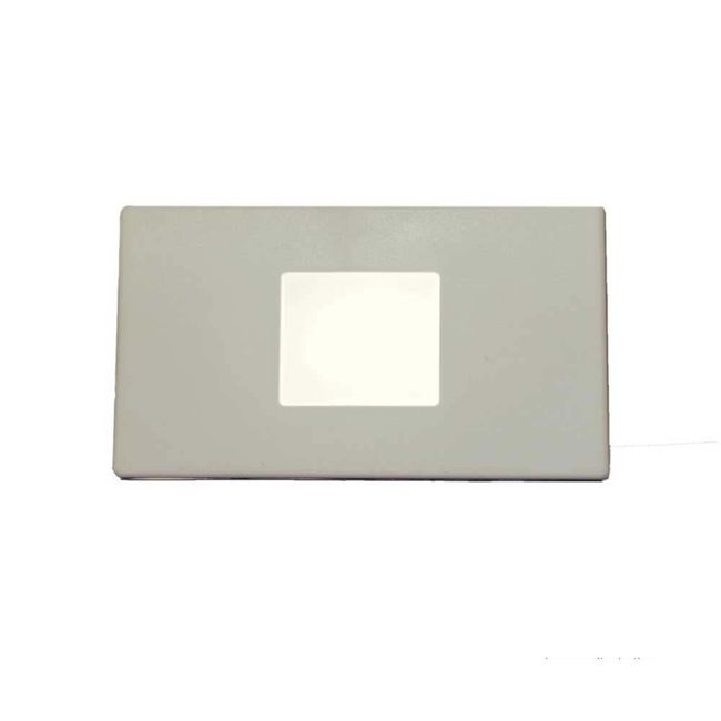 Balizador-de-parede-visor-quadrado-2700K-branco-Luz-Nova