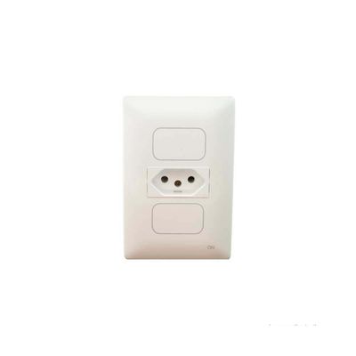 Interruptor-One-Touch-4x2-PAD-paralelo-duplo---tomada-20A-branco-ON