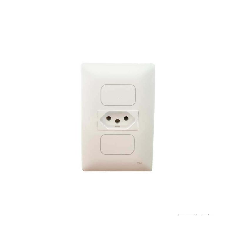 Interruptor-One-Touch-4x2-PAD-paralelo-duplo---tomada-20A-branco-ON