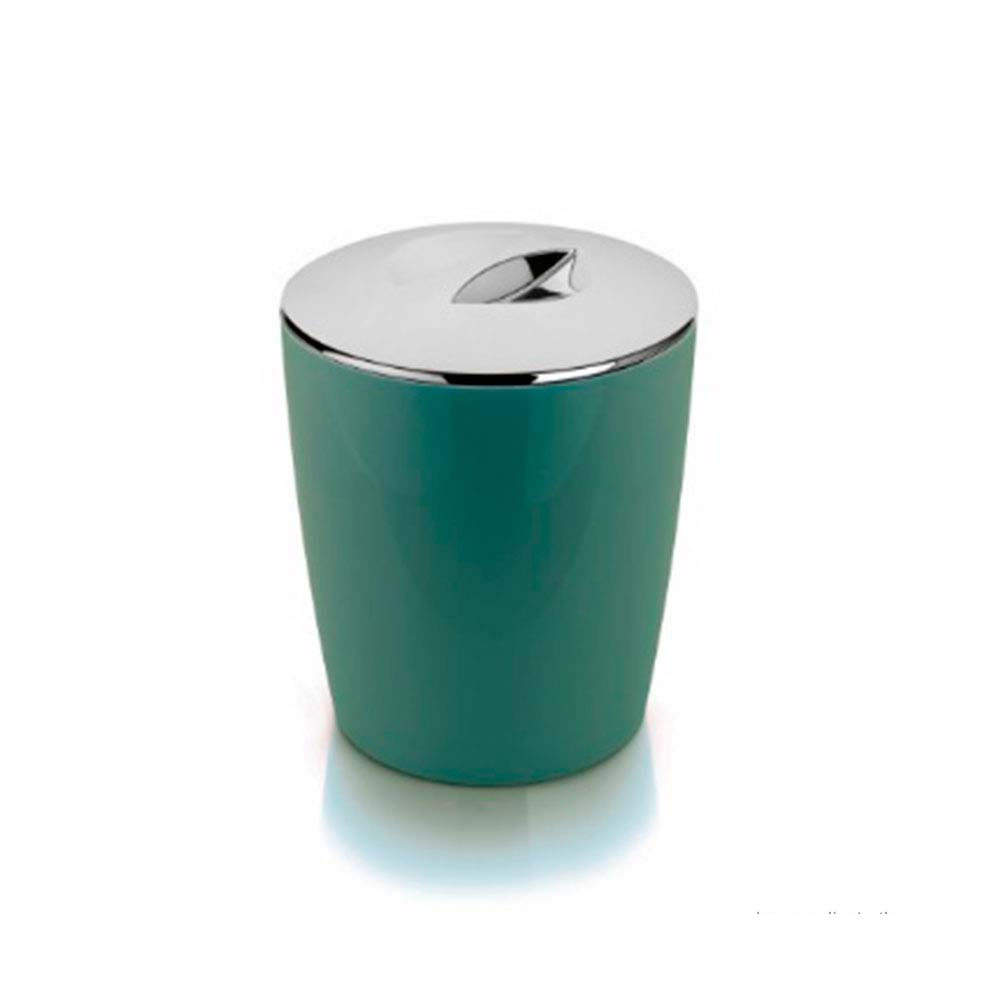 Lixeira-5L-de-plastico-menta-Cromo-Vitra-OU