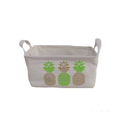 Cesto-para-roupas-75L-poliester-branco-estampa-Abacaxi-Coisas-e-Coisinhas
