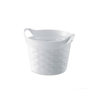 Cesto-organizador-circular-20L-plastico-branco-Sanremo