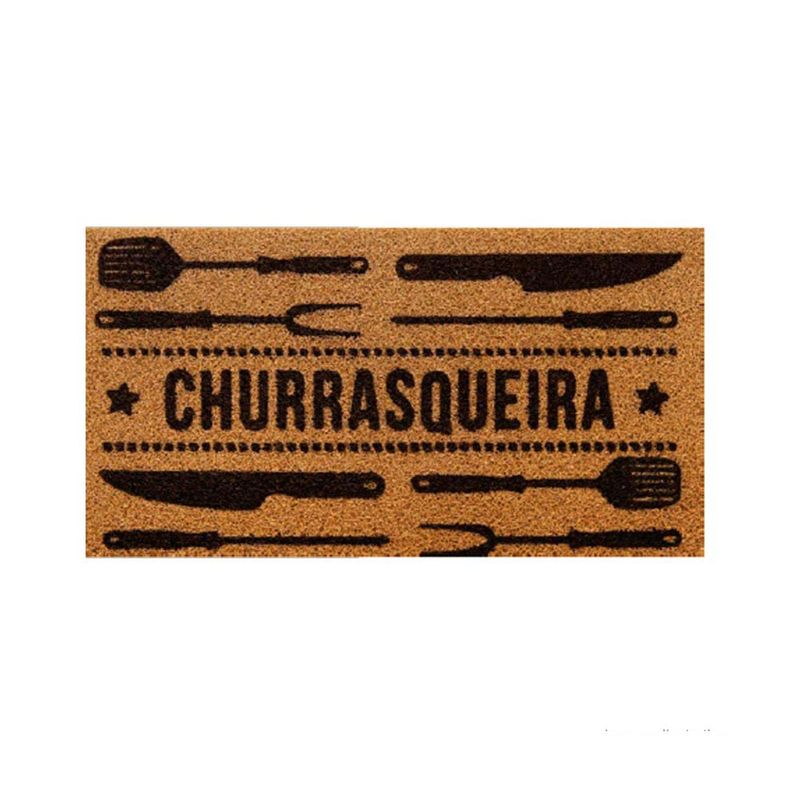 Capacho-churrasqueira-40x75cm-PVC-bege-Kapazi