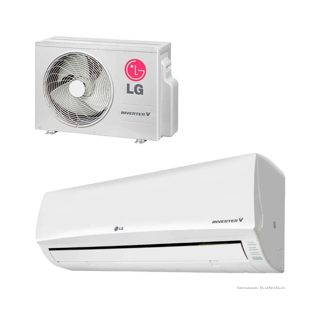 Ar condicionado Split 18000 BTU/h frio 220V system LG