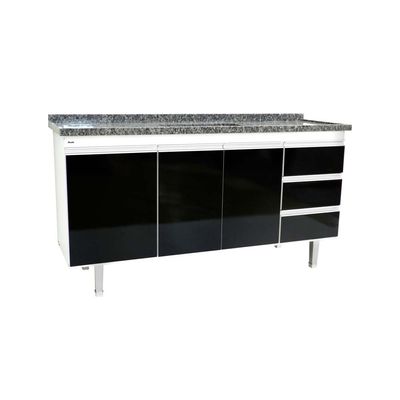 Gabinete-de-cozinha-Veneza-para-pia-180cm-branco-e-preto-Bonatto