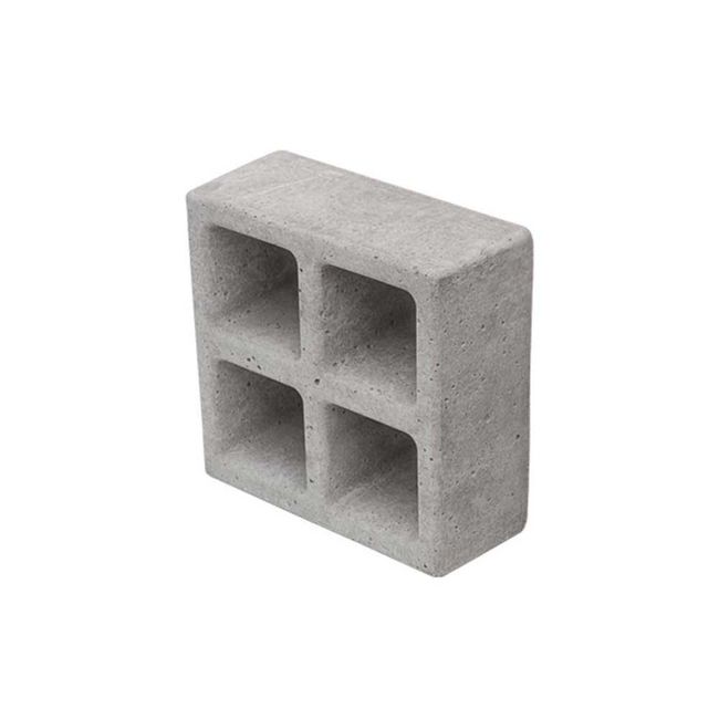 Elemento-vazado-Cobogo-4-furos-concreto-24x24x10cm-cinza-Ecobloco