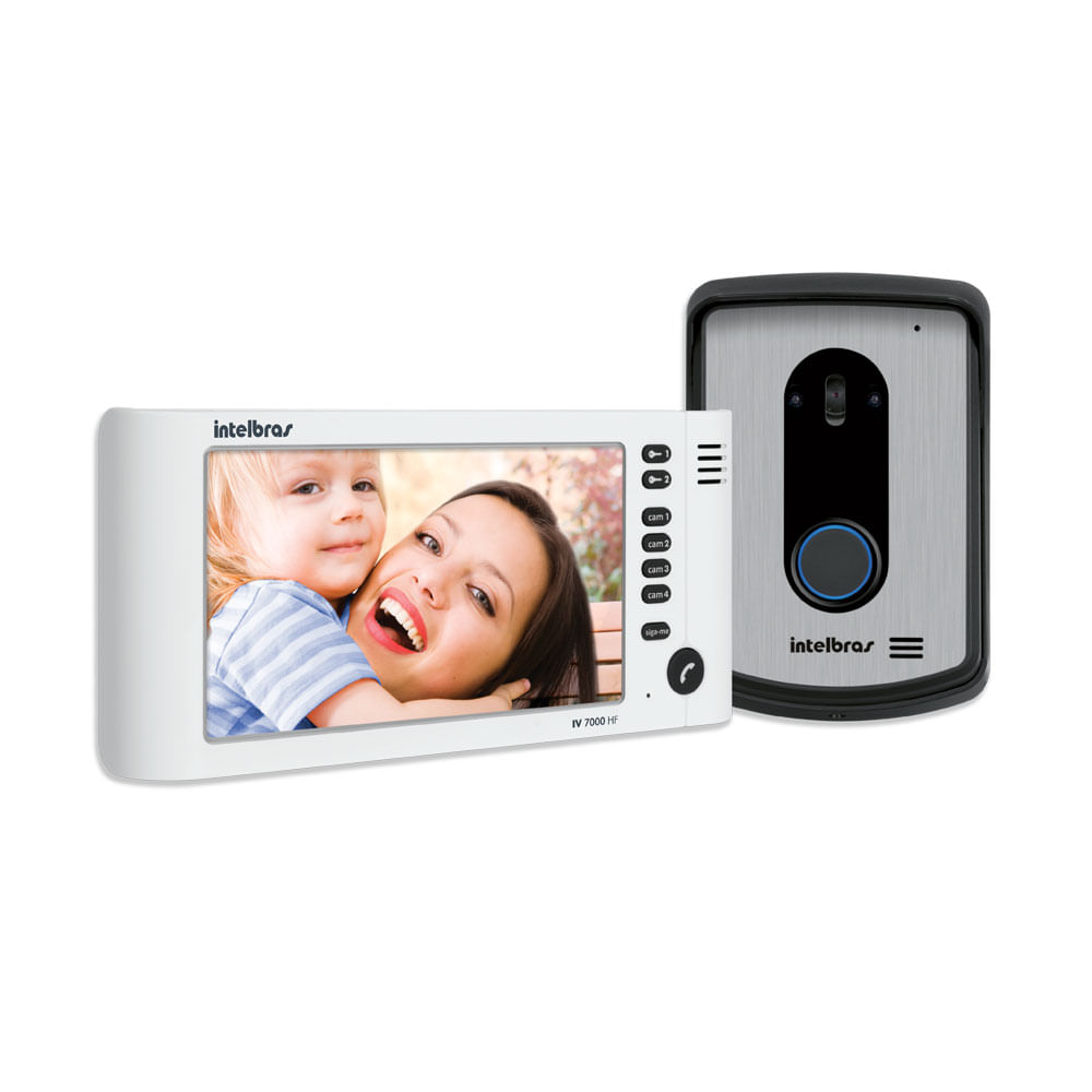 Vídeo porteiro Color IV 7010 HF branco Intelbras