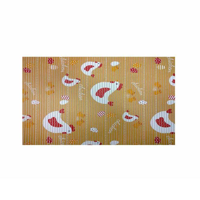 Passadeira-Galinhas-43cm-x-130m-PVC-bege-Tropical-Kapazi