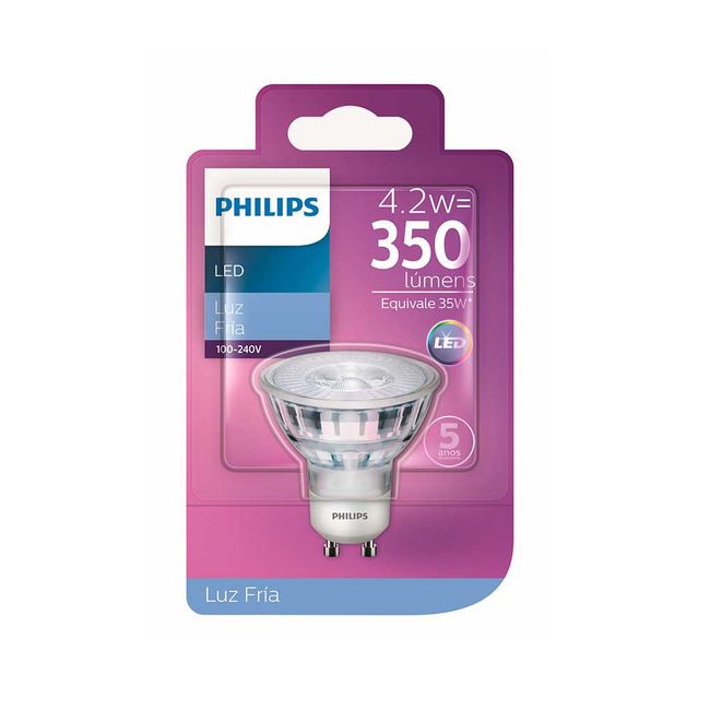 Lampada-LED-dicroica-GU10-bivolt-42W-6500K-350lm-Philips