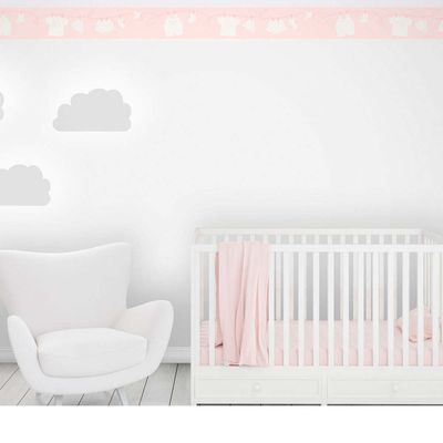 Papel-de-parede-infantil-varal-rosa-1902-1-165cm-x-10m-vinilico-Revex