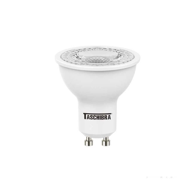 Lampada-LED-dicroica-GU10-43W-3000K-autovolt-TDL-350-amarela-Taschibra