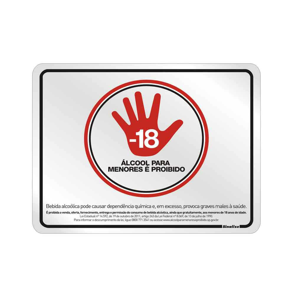 Placa-25x20cm-Proibido-a-venda-de-bebida-para-menores-de-18-anos-preto-e-vermelho-Sinalize