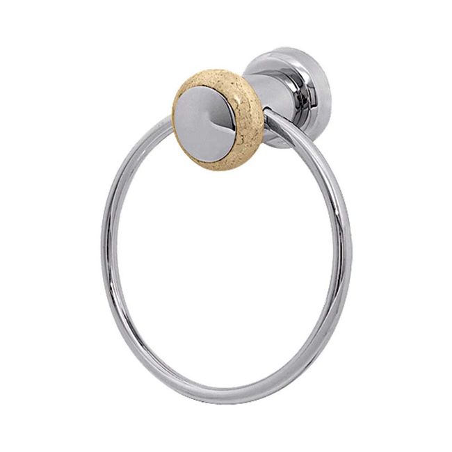 Porta-toalha-cromada-argola-Saturno-travertino-Forusi