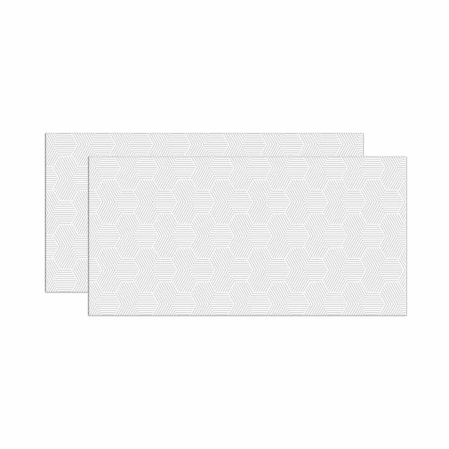 Revestimento-de-parede-retificado-30x60cm-Hexagon-brilhante-white-Lanzi