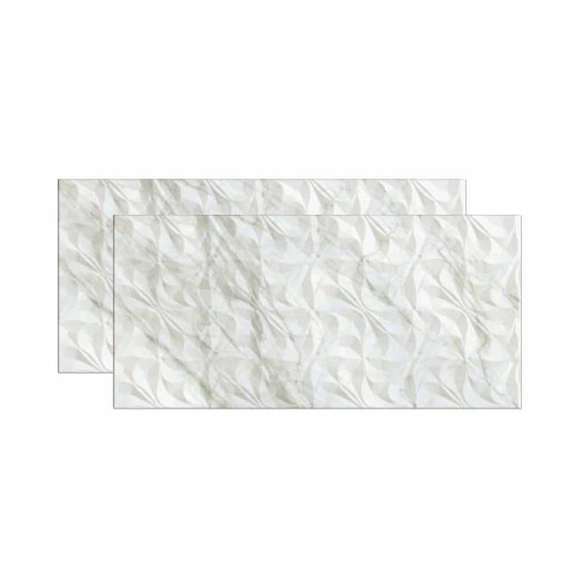 Revestimento-de-parede-retificado-432x91cm-Calacatta-creme-quitan-Ceusa