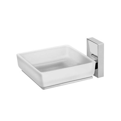 Saboneteira-cromada-para-parede-Perfetto-com-vidro-glass-Forusi