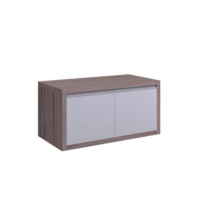 Gabinete-suspenso-Imola-80-branco-e-grigio-Gaam