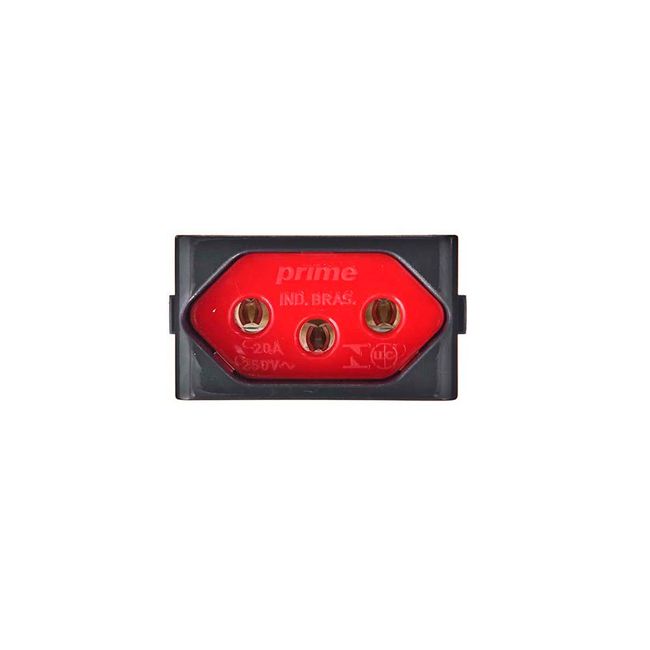 Modulo-para-tomada-Decor-2P-T-20A-250V-PRM04743-vermelho-Schneider