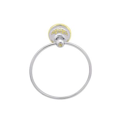 Porta-toalha-cromada-argola-Belle-Epoque-floral-Forusi